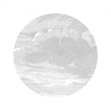 SC-057 Wallpaper Circle Engraved Clouds