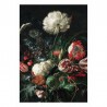 WP-200 Wall Mural Golden Age Flowers 1