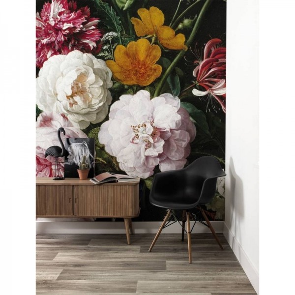 WP-222 Wall Mural Golden Age Flowers 3
