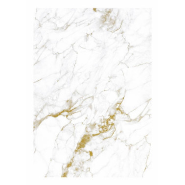Papel Pintado WP-554 Wall Mural Marble, White-Gold - KEK AMSTERDAM