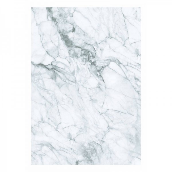 WP-557 Wall Mural Marble, White-Grey