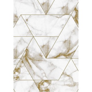 WP-576 Wallpaper Marble Mosaic, Gold