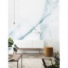 WP-551 Wall Mural Marble, White-Blue