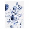 Papel Pintado WP-208 Wall Mural Royal Blue Flowers 2 - KEK AMSTERDAM