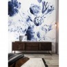 Papel Pintado WP-208 Wall Mural Royal Blue Flowers 2 - KEK AMSTERDAM
