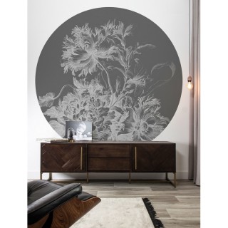 BC-065 Wall Mural Engraved Flowers