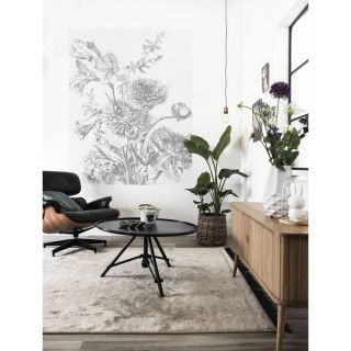 PA-013 Wall Mural Engraved Flowers