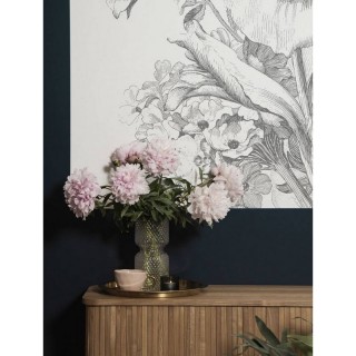 PA-013 Wall Mural Engraved Flowers