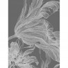 WP-629 Wall Mural Engraved Flowers