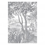 WP-616 Wall Mural Engraved Landscapes