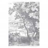 WP-619 Wall Mural Engraved Landscapes