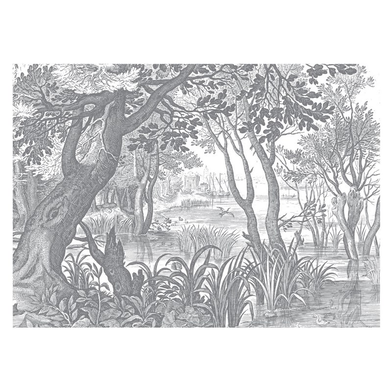 WP-646 Wall Mural Engraved Landscapes