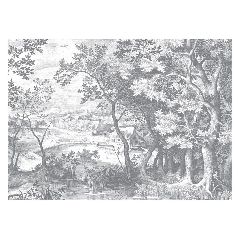 WP-649 Wall Mural Engraved Landscapes