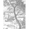 WP-619 Wall Mural Engraved Landscapes
