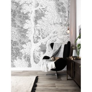 WP-640 Wall Mural Engraved Landscapes