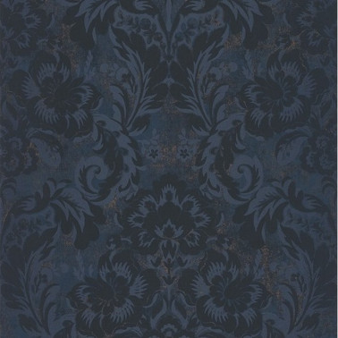 Papel Pintado Demeure Bleu Encre 86066474 - Casadeco
