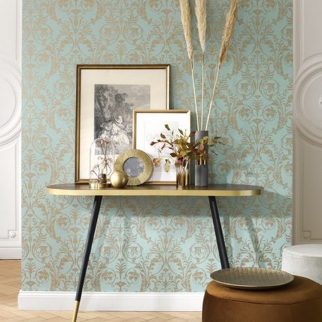 Papel Pintado Trianon Vert Amande 86027127 - Casadeco