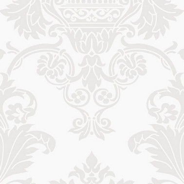 Papel Pintado Trio Ornement Blanc Irise 68070045 - Casadeco