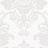 Papel Pintado Trio Ornement Blanc Irise 68070045 - Casadeco