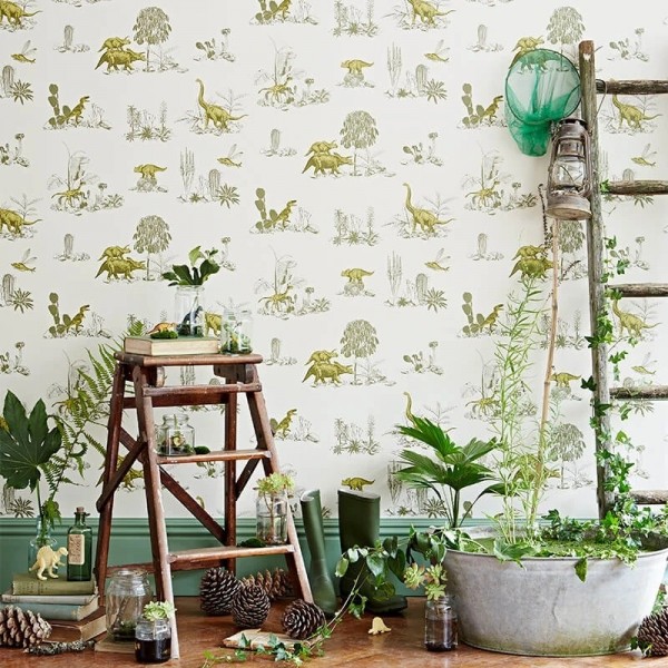 Papel Pintado Magnetic Classic Dino Wallpaper  - SIAN ZENG