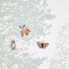 Papel Pintado Classic Hua Trees Mural Wallpaper Dusty Green - SIAN ZENG