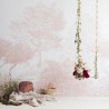 Classic Hua Trees Mural Wallpaper Pink