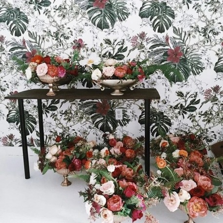 Papel Pintado Classic Seasons Wallpaper Summer Tropical Bloom - SIAN ZENG