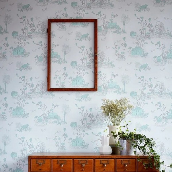 Papel Pintado Classic Woodlands Blue - SIAN ZENG
