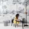 Papel Pintado Magnetic Jungle Grey - SIAN ZENG