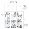 Papel Pintado Magnetic Jungle Grey - SIAN ZENG