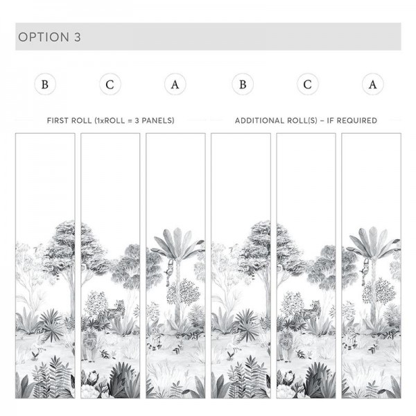 Papel Pintado Jungle Grey - SIAN ZENG