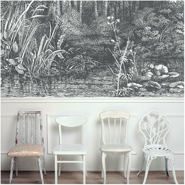 Papel Pintado BUSHY-WOODS DOM1516 - LES DOMINOTIERS