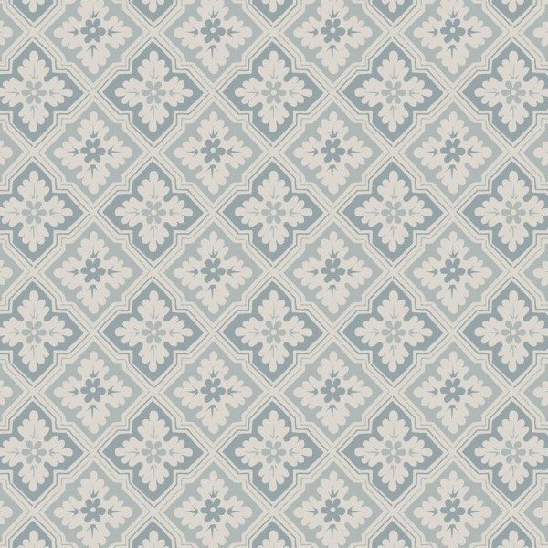 Papel Pintado 482-16 Edvin Misty Blue - SANDBERG