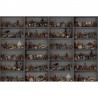 Papel Pintado R14184 Cabinet of Curios, Night - REBEL WALLS