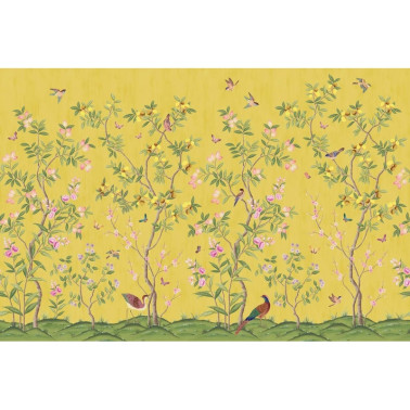 Papel Pintado R16745 Chinoiserie Chic, Saffron - REBEL WALLS