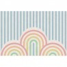 Papel Pintado R16872 Hilltops, Rainbow - REBEL WALLS