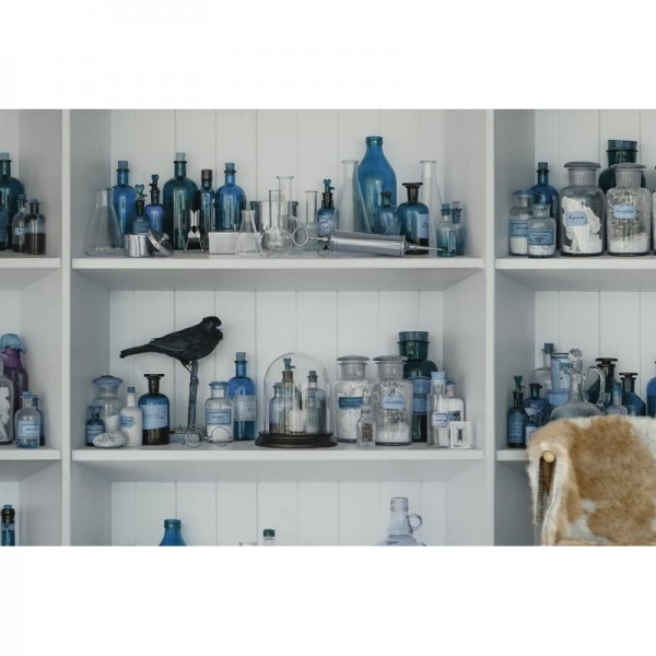 Papel Pintado R14183 Cabinet of Curios, Sapphire - REBEL WALLS