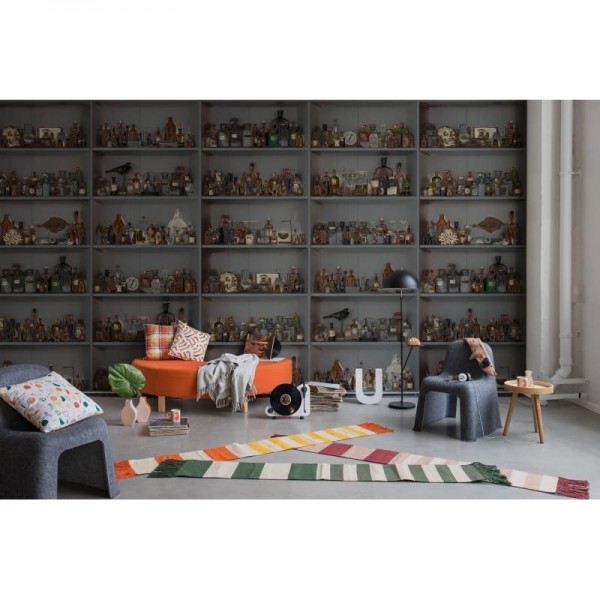 Papel Pintado R14184 Cabinet of Curios, Night - REBEL WALLS