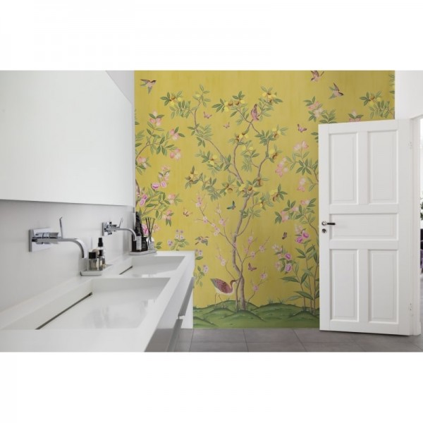 Papel Pintado R16745 Chinoiserie Chic, Saffron - REBEL WALLS