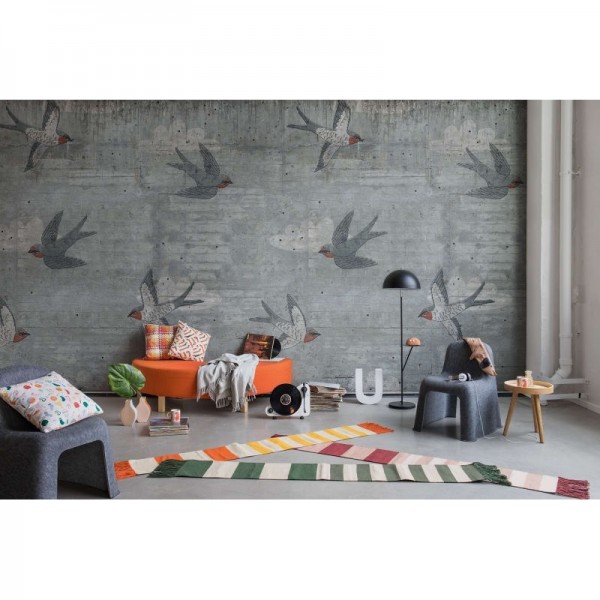 Papel Pintado R16961 Stairway Graffiti - REBEL WALLS