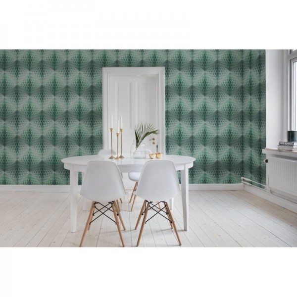 Papel Pintado R13393 Pom Pom, Mint - REBEL WALLS