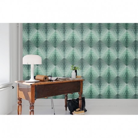 Papel Pintado R13393 Pom Pom, Mint - REBEL WALLS