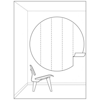 BC-044 Wallpaper Behangcirkel XL Engraved Landscapes