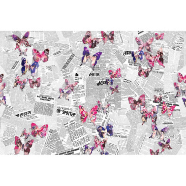 Papel Pintado VANITY NEWS GL5423A - GLAMORA