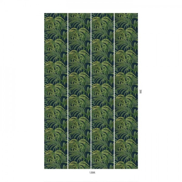 Papel Pintado PALMERAL MIDNIGHT GREEN SAMLL - HOUSE OF HACKNEY