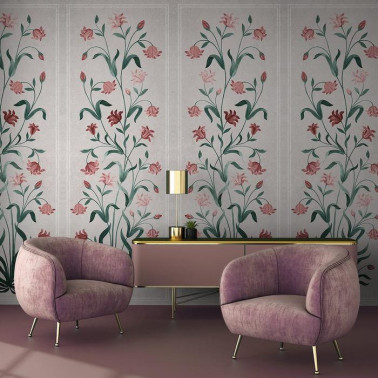 Daffodil Pink Mural 9200041