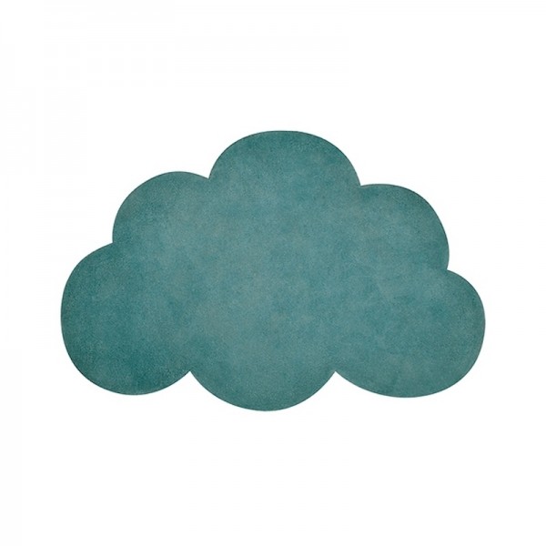 Alfombra nube de color verde h0516