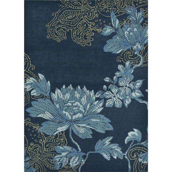 Fabled Floral Navy 37508