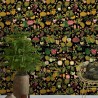 Asian Fruits And Flowers Anthracite WP20314