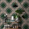 Checkered Patchwork British Green WP20389